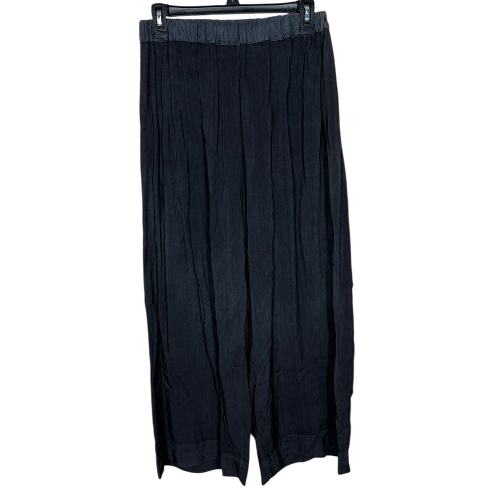 Kedem Sasson Pull On Wide Leg Palazzo Pants Size 1 (US S) Lagenlook 100% Cotton